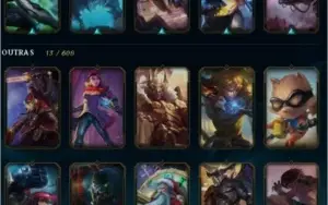 Conta do LoL, Ouro 1 runa 4,64 champ , 24 skins