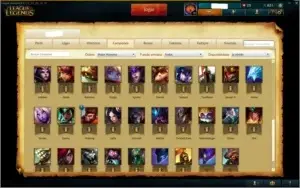 CONTAS DE LEAGUE OF LEGENDS 59 CHAMPS - 10 SKINS - S6 B2