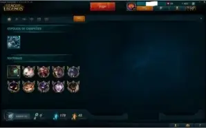 CONTAS DE LEAGUE OF LEGENDS 59 CHAMPS - 10 SKINS - S6 B2