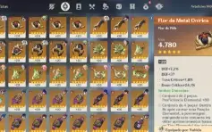 Conta Ar60 Raiden C3+Bis+Yelan C1+Bis+Nahida C1+Leia A Descr