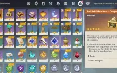 Conta Ar60 Raiden C3+Bis+Yelan C1+Bis+Nahida C1+Leia A Descr