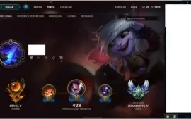CONTA LEAGUE OF LEGENDS DIAMANTE 5