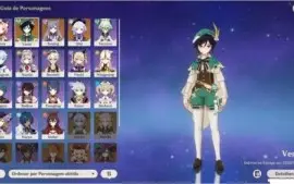CONTA AR49 COM VENTI+KEQING C1+ DUAS ARMAS 5*