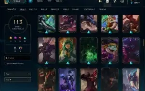 CONTA OURO 2 COM BORDA DE PLATINA, 113 SKINS