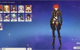 Conta Genshin Impact Ar10 Diluc + Klee + Lança 5 estrelas