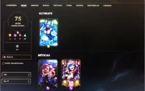 Conta lol com todos os personagens