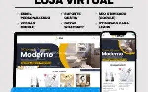 Vou criar sua loja profissional pronta para começar a vender