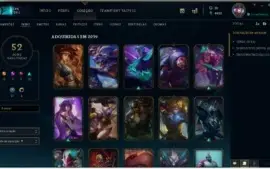 Conta de LOL Gold 4 lvl 118