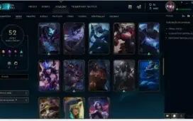 Conta de LOL Gold 4 lvl 118