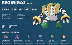 Pokemon Go - Reides Regigigas