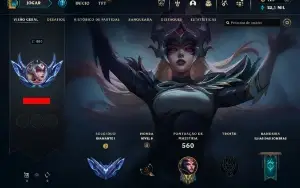 Conta Diamond League of Legends