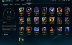 Conta League of Legends GOLD 2 C/ RIVEN EMISSÁRIA DA LUZ