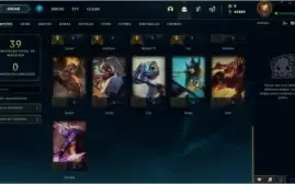 Conta League of Legends Nível 30 com 40k de Essências Azuis