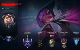 Conta Diamond no LOL