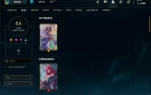 Conta Ferro 3 com 72 Champs e 46 Skins