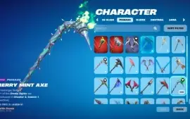 Conta Fortnite desde a season 3 cap1 com picareta menta e +