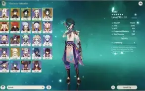 AR55: Xiao/Venti/Klee/Diluc/Qiqi/Mona/Zhongli