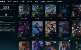 Unranked com 85 Champs e 29 Skins + 6 Fragmentos