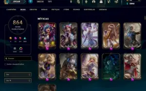 Conta Criada Em 2015 | 864 Skins | 9K Reais Gastos