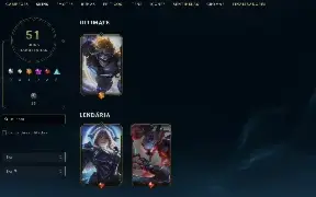 Conta League of Legends Full Acesso - 103 Champs e 51 Skins