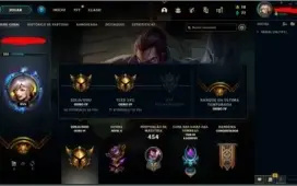 CONTA LOL NIVEL 355, FALTAM 8 CHAMPS E 75 SKINS