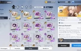 Tower of Fantasy 14K FC, Crow C2, King e Meryl C1