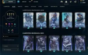 Conta do lol servidor BR com todas as Skins e + coisas