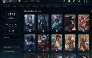 Conta do lol servidor BR com todas as Skins e + coisas