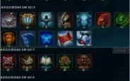 Conta de League of Legends com skins vitoriosas antiga!
