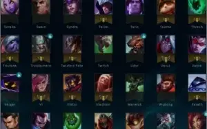 Conta de League of Legends com skins vitoriosas antiga!