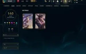Prata 3 com TODOS os Champs e 160 Skins ( TOP / ADC )