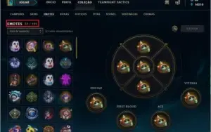 Conta de LoL 144 Skins Platina IV com todos os campeões