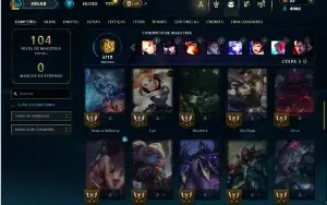 Prata 4 com 50 Champs e 10 Skins
