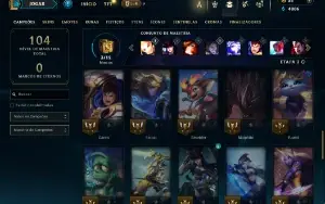 Prata 4 com 50 Champs e 10 Skins