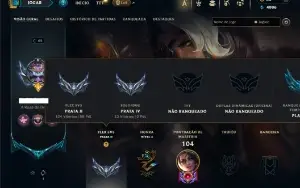 Prata 4 com 50 Champs e 10 Skins
