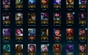 Conta Plat 3 - 89 Champs - 59 Skins