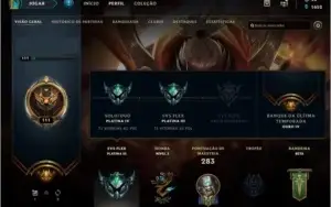 Conta Plat 3 - 89 Champs - 59 Skins
