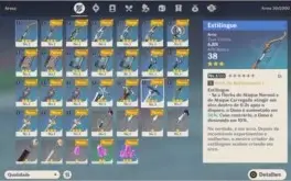 Conta Genshin Impact AR 5 com Shogun Raiden