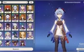 Imperdível AR55 Ganyu, Venti, Diluc, Mona, Albedo e mais