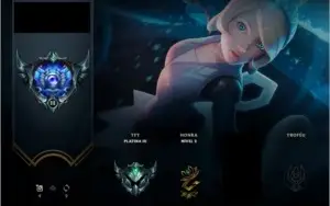 Conta LoL 174 Skins.MMR Diamante Solo/duo. Plat 3 Flex e TFT