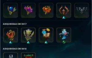 Conta LoL 174 Skins.MMR Diamante Solo/duo. Plat 3 Flex e TFT
