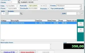 Sistema Software Programa Locação De Roupas E Acessórios