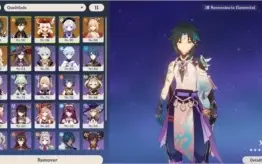 Conta Xiao + Jade, zhongli, klee, yoimiya, qiqi e mona