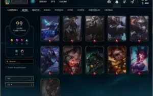 Conta ouro 4 com 99 skins e 91 champs ( MAIN ADC )