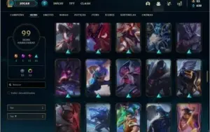 Conta ouro 4 com 99 skins e 91 champs ( MAIN ADC )