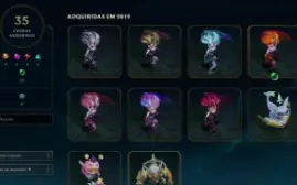 Conta lol main mid/sup