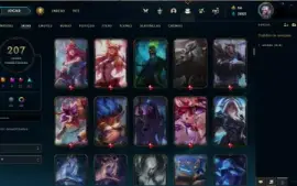 Conta lol main mid/sup