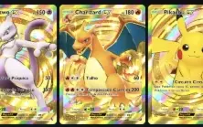 Pokémon TCG Pocket - Mewtwo, Charizard e Pikachu COROA