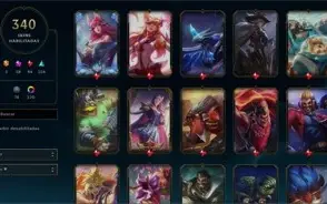 LOL+TFT *Diamante 3* TODOS CAMPEÕES /340 skins.