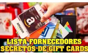 Fornecedores Secretos Gift Cards